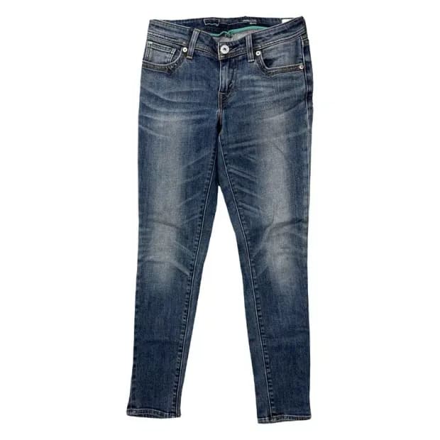 리바이스 여성 워싱 스키니진 W26 L30