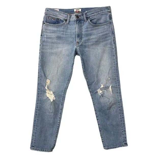 타미힐피거 여성 캐주얼 연청 무파 청바지 28/28