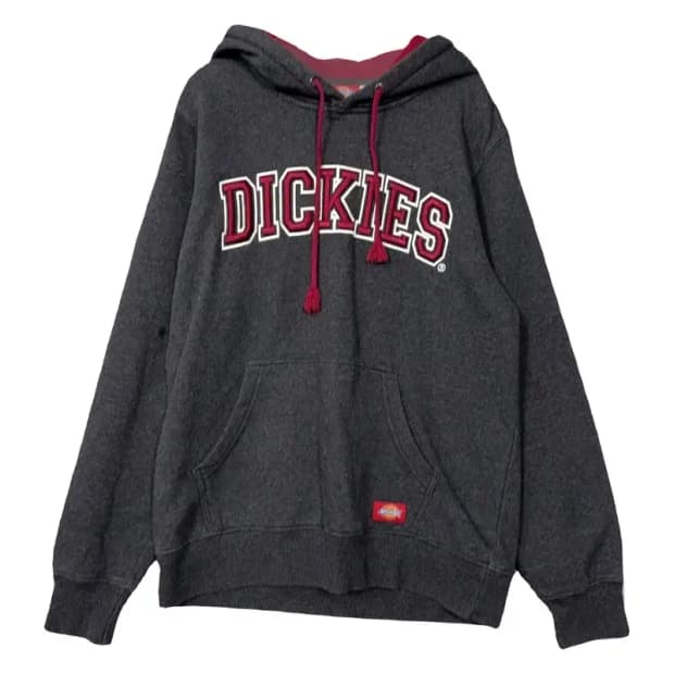 디키즈 프린팅 그레이 후드티 S-MEDIUM