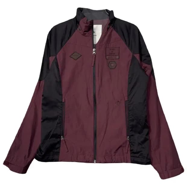 네파 버건디 바람막이 S