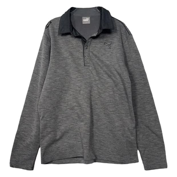 푸마 그레이 기능성 긴팔티 L