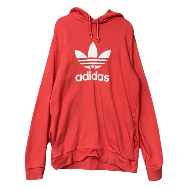 아디다스 프린팅 코랄 후드티 M