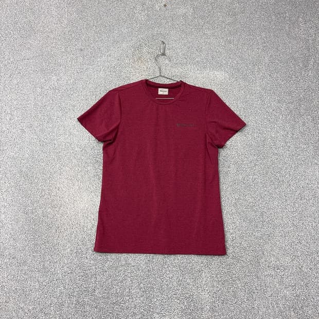 마모트 버건디 기능성 반팔티 90