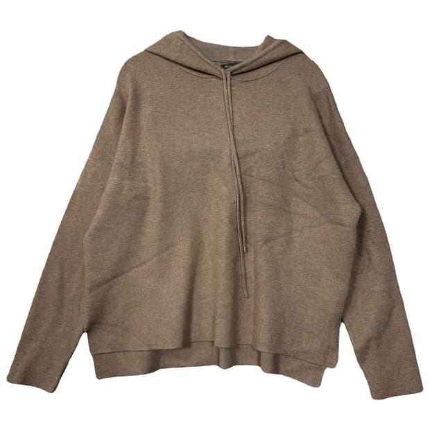 마시모두띠 브라운 니트 후드티 M