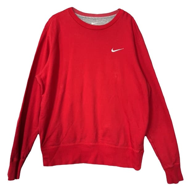 나이키 레드 맨투맨 XL