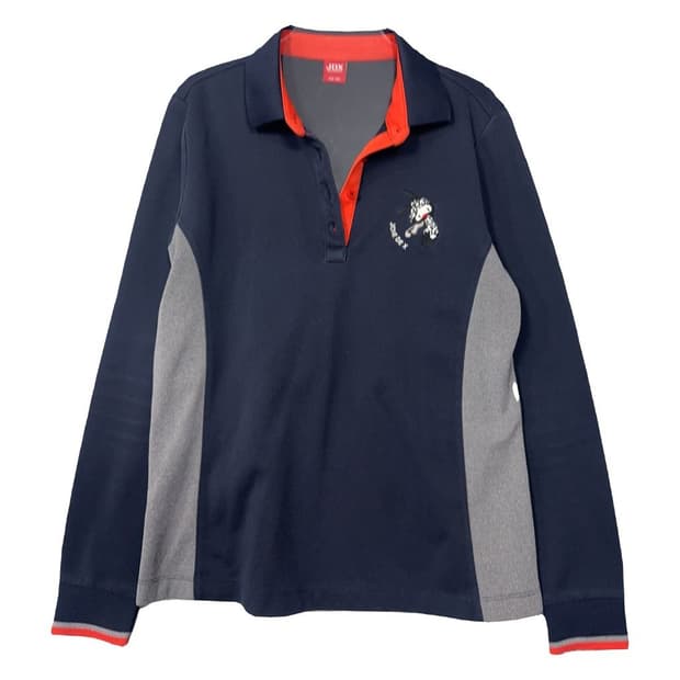 JDX 네이비 골프 기능성 카라티 100