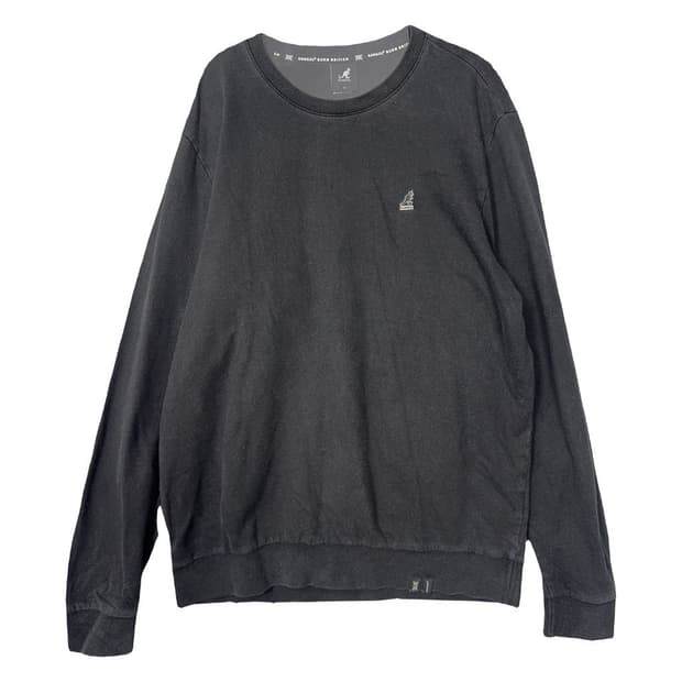 캉골 그레이 로고 맨투맨 XL