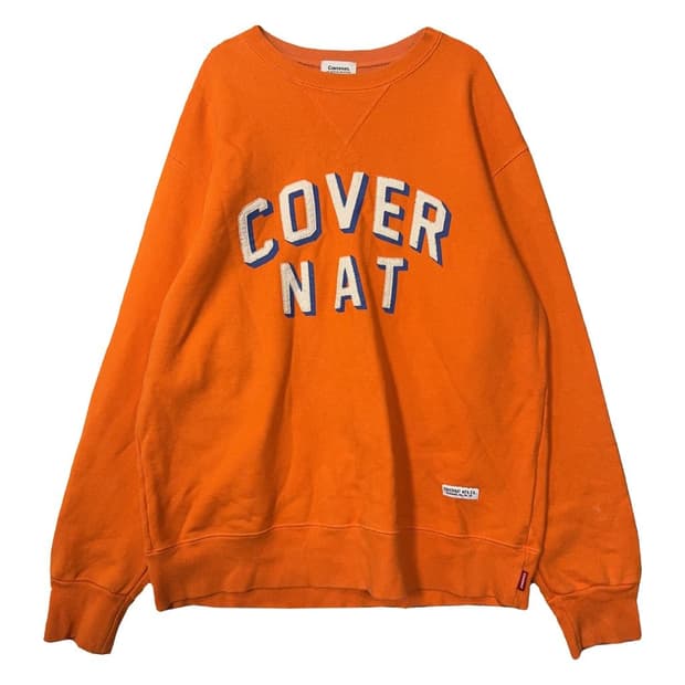커버낫 프린팅 오렌지 맨투맨 LARGE