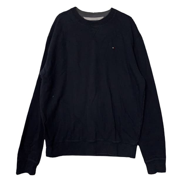 타미힐피거 네이비 로고 맨투맨 M/M