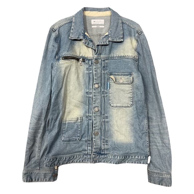 라이풀 연청 빈티지 워싱 데님 자켓 S