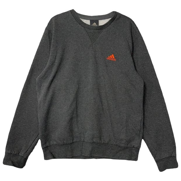 아디다스 그레이 로고 맨투맨 90