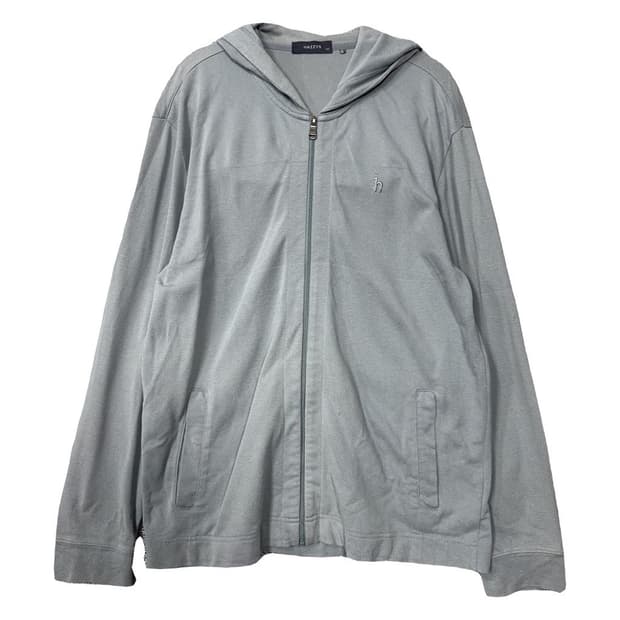 해지스 라이트 그레이 기능성 후드 집업 100
