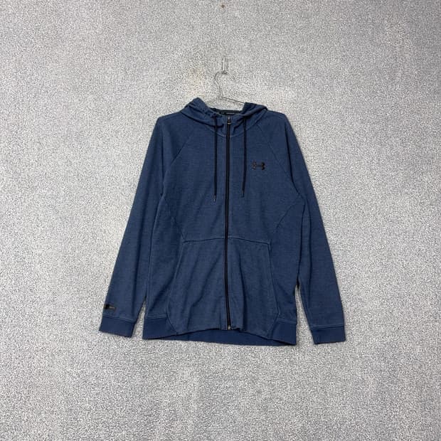 언더아머 네이비 로고 후드 집업 XL/TG/EG