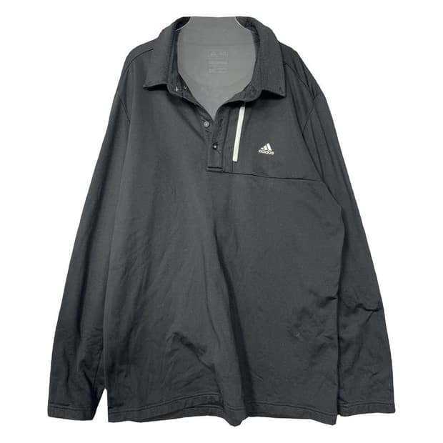 아디다스 그레이 기능성 긴팔 카라티 2XL