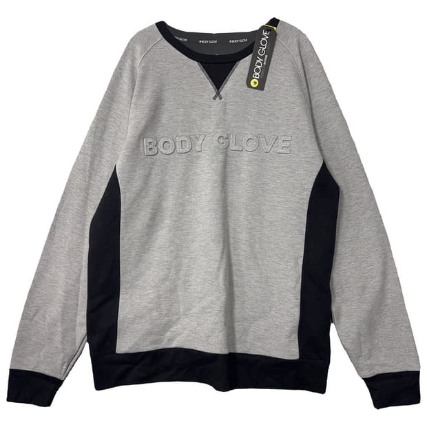 BODY GLOVE 프린팅 라이트 그레이 맨투맨 L/G/G