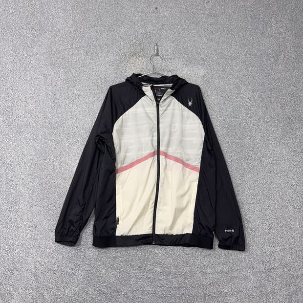 스파이더 기능성 블랙 남성 바람막이 XL