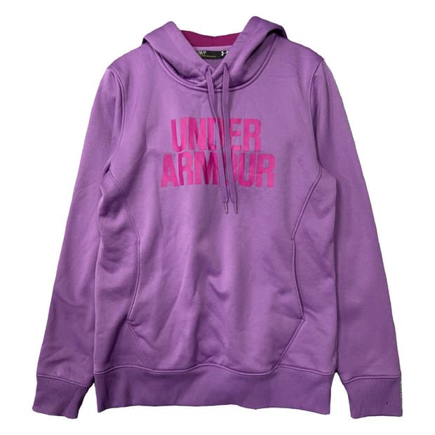 언더아머 프린팅 퍼플 후드티 SM/P