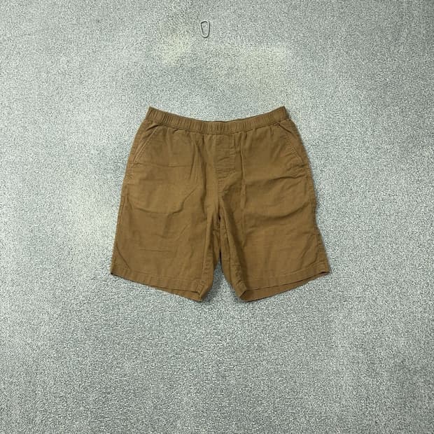 게스 카멜 브라운 반바지 34