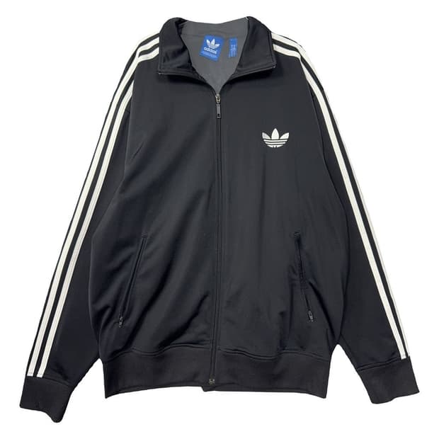 아디다스 검흰 파이어버드 오버핏 트랙탑 집업 져지 XL