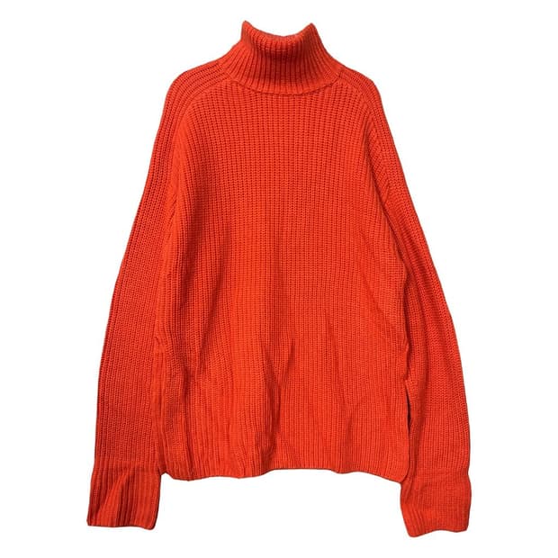 코스 레드 폴라 오버핏 니트 XS