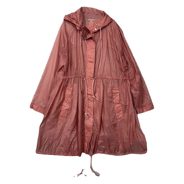 코스 코랄 테크웨어 빈티지 바람막이 레인 코트 M/L