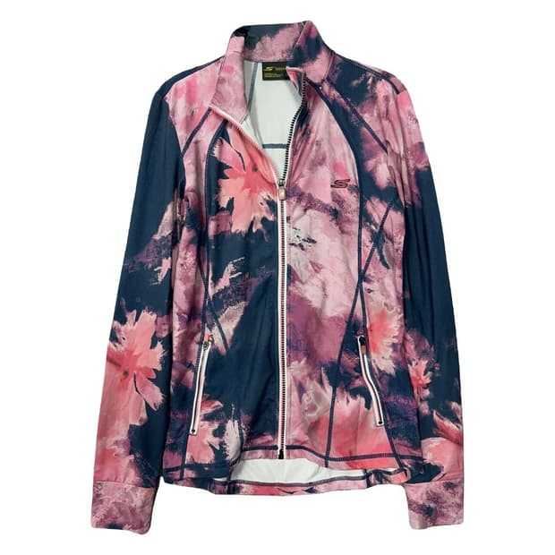 스케처스 플라워 라이트 핑크 기능성 집업 90