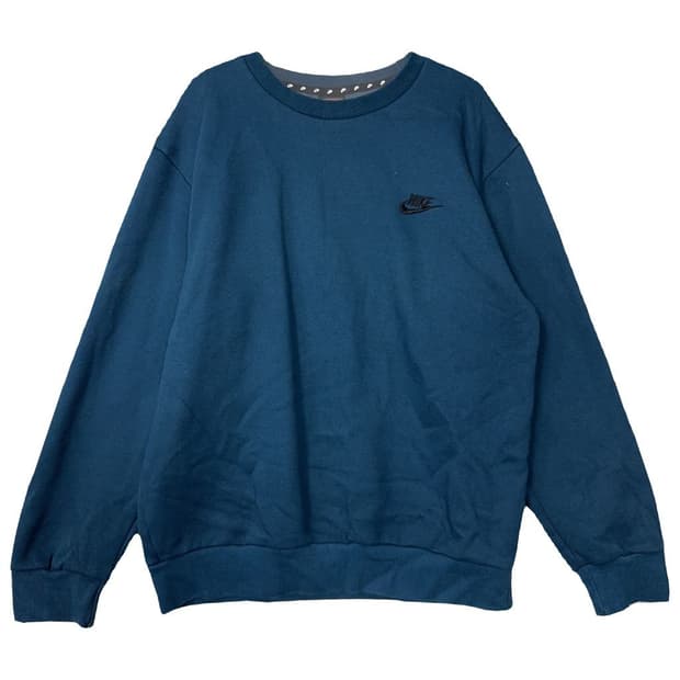 나이키 청록 로고 캐주얼 맨투맨 L