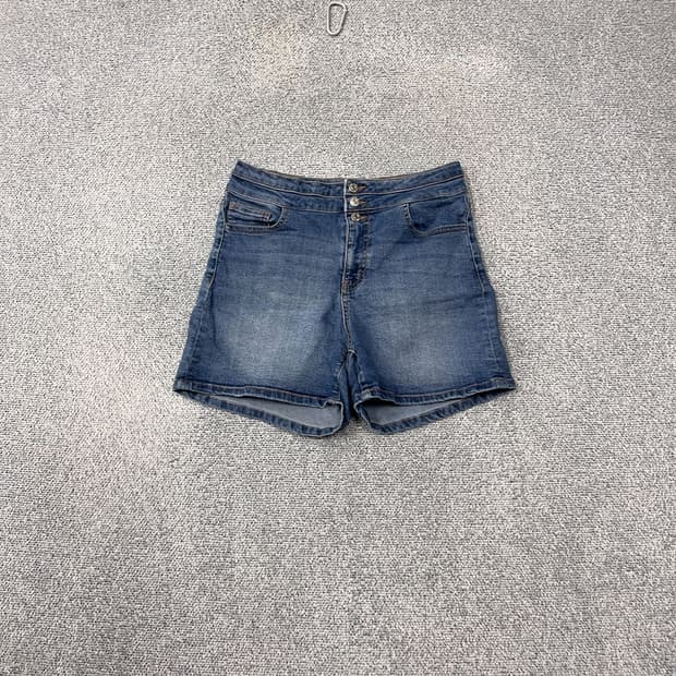 게스 네이비 캐주얼 데님 반바지 165/70A