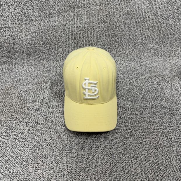MLB 세인트 루이스 자수 로고 옐로우 볼캡 XS-S