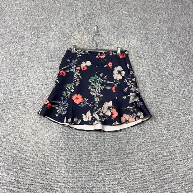 자라 플라워 네이비 미니스커트 S