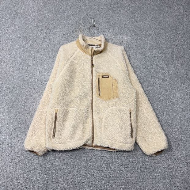 후아유 플리스 크림 후리스 자켓 XL