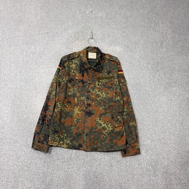 독일군 90s 밀리터리 카모 필드 셔츠 L~XL