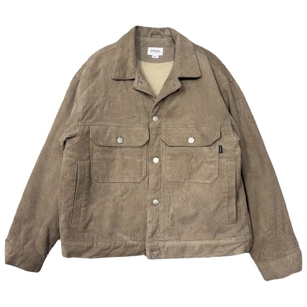 커버낫 남성 캐주얼 양털 골덴 코듀로이 자켓 SMALL