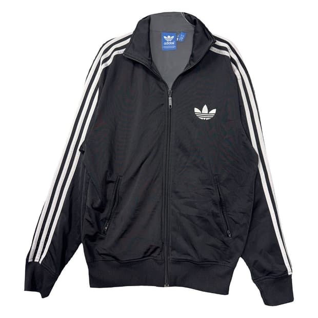 아디다스 파이어버드 검흰 트랙탑 집업 져지 S