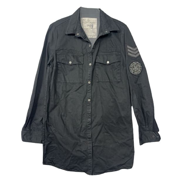 쟈딕 앤 볼테르 패치 빈티지 야상 필드 원피스 XS