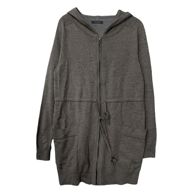 쉬스미스 브라운 니트 후드 집업 M