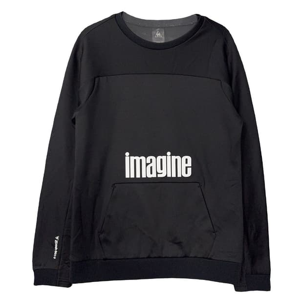 르꼬끄 스포츠 프린팅 블랙 맨투맨 S