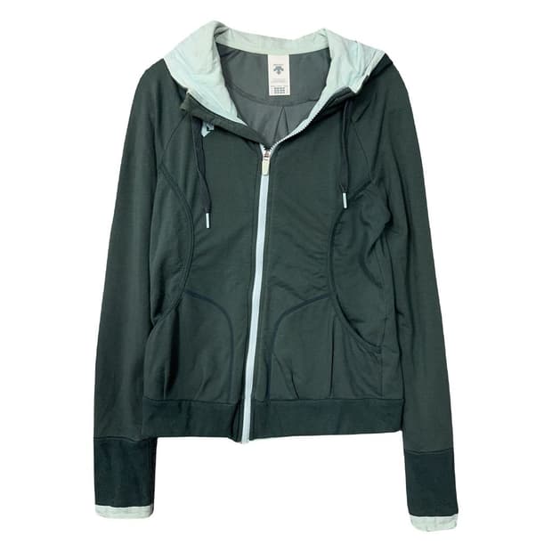 데상트 여성 기능성 후드 집업 M