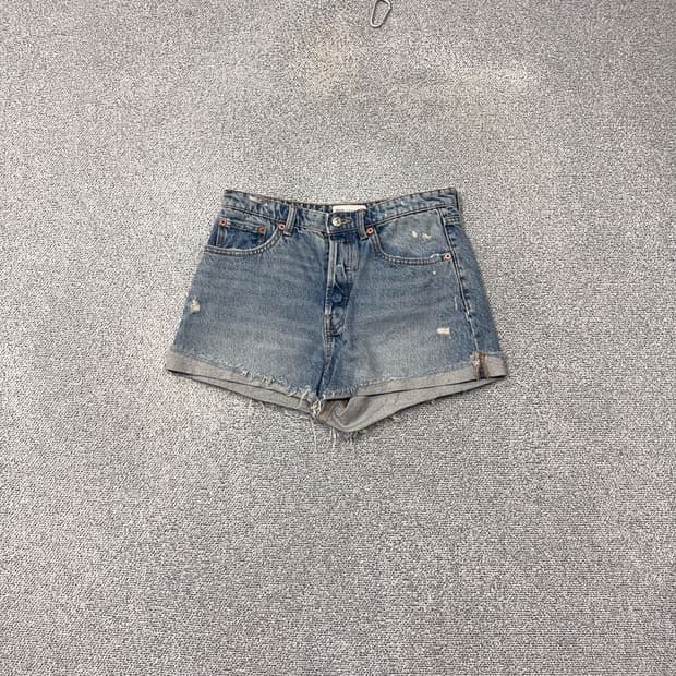 자라 데님 숏 반바지 EUR38 USA 6 MEX 28