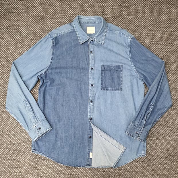 아메리칸이글 투톤 데님 청남방 남자105