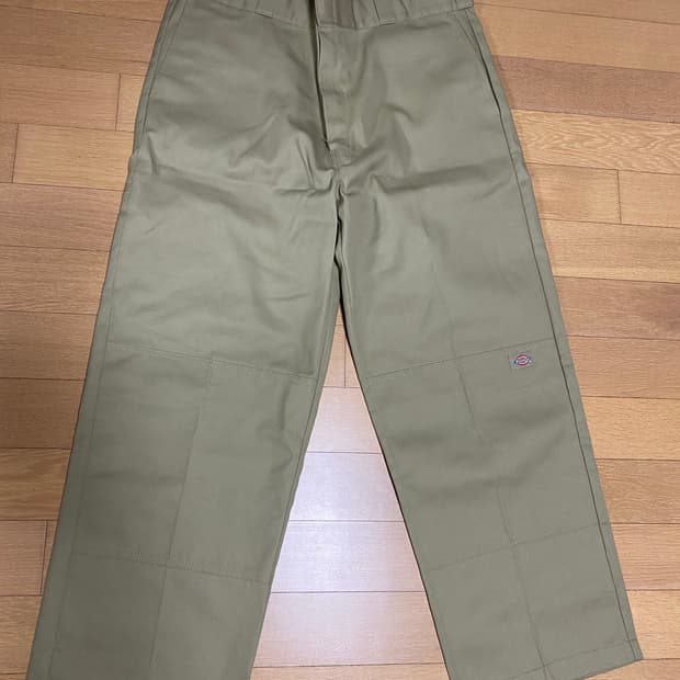 디키즈 더블니 85283 루즈핏 워크팬츠 Khaki 카키 38