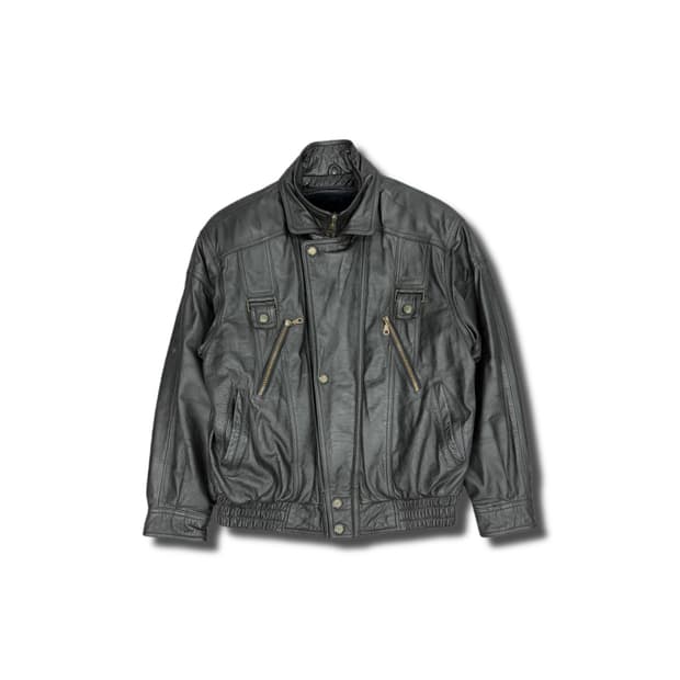 Cow Leather biker bomber