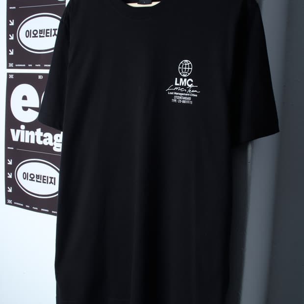 (L-XL) 엘엠씨 반팔 티셔츠 백프린팅 블랙 스트릿-H31943