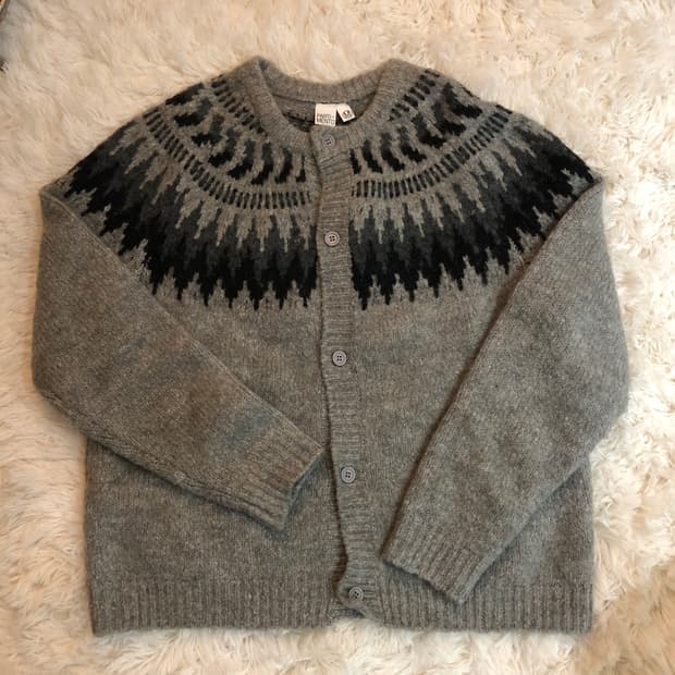 파르티멘토 노르딕모헤어 니트가디건