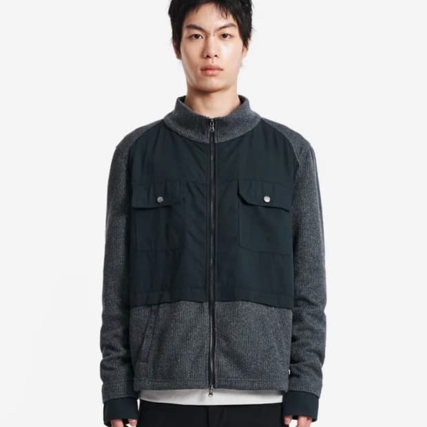 기철 모노 니트집업 M