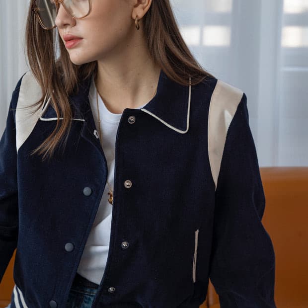 반원아틀리에 바시티자켓 M 새상품