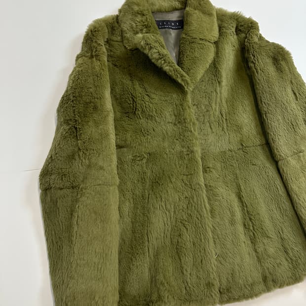 vintage rabbit 퍼자켓 44/55 올리브컬러