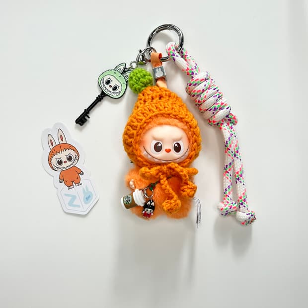 🙊미니라부부 내 마음속 비밀번호”Z”커스텀키링