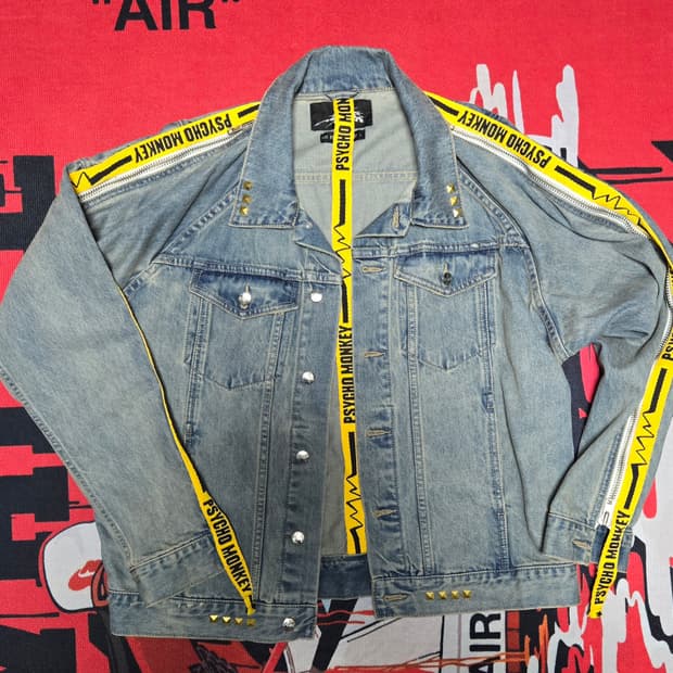 사이코몽키 데님 셔츠 자켓