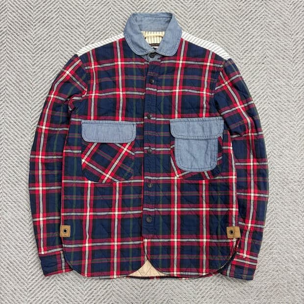 파머스마켓 체크 셔츠자켓 v1844 